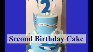 2 years olds are also attracted to animals. Cake For A Boy Second Birthday Cake Fondant Cake Youtube