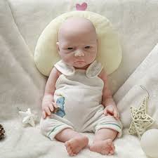 COSDOLL Realistic Newborn Baby Doll - 18.5"" Full Body Silicone Reborn Bebe  Accompanying Doll" - Walmart.com