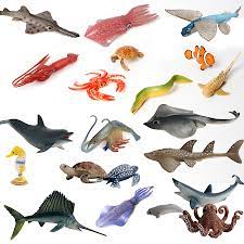 Ocean Sea Animals Figure Toys Realistic Ocean Creatures Action Models Kids Educational Cognitive Toys For Kids Assorted Action Figures Aliexpress
