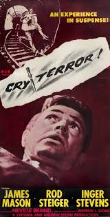 Cry Terror! (1958) Original Three-Sheet Movie Poster