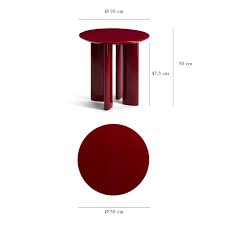 Carlotta Red Side Table In 2020 Side Table Living Room Side Table Finding A House