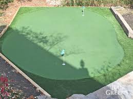 Realistic surface makes you feel like your actually on the green! Tour Greens Modular Putting Green Kits