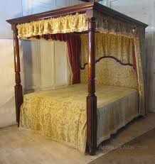 Nothing will sweep you into a dream quite like being enveloped by flowing fabric from an elegant canopy bed. Large Victorian Mahogany 6ft Four Poster Bed Antiques Atlas