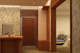 What is the best material for the door of the guest room in business hotel  design?