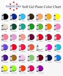Americolor Soft Gel Paste Color Chart