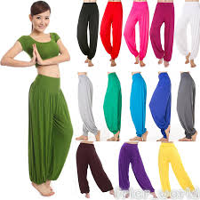 Women Yoga Harem Pants Baggy Aladdin Bloomers Trousers | Fruugo NO