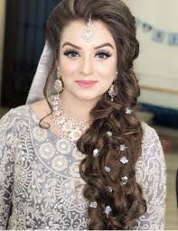 Valima Hairstyle Pakistani Wedding Hairstyles Wedding Hair Side Wedding Hair Down