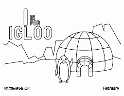 If your child loves interacting. Igloo Pictures For Kids Coloring Home