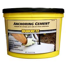 Quikrete 10 Lb Anchoring Cement 124511 The Home Depot In 2020 Cement Concrete Concrete Mixes