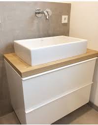 Livingabc Ikeahack Godmorgon Badezimmer Fliesen Betonoptik Grau Armatur Bad Waschbecken Badezimmer Fliesen Badezimmer Badezimmer Dusche Fliesen