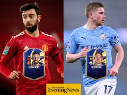 See their stats, skillmoves, celebrations, traits and more. Manchester United S Bruno Fernandes And Man City S Kevin De Bruyne Feature In Fifa 21 Toty Manchester Evening News