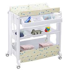 Costway 2in1 wickeltisch und badewanne. Wickelkommode Mit Badewanne Praktisch Und Platzsparend Zugleich