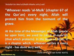 Pour a quart of whole milk into a glass or ceramic bowl (anything but metal). Surah That Protects From The Torment Of The Grave Surah Al Mulk Great Rewards