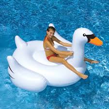 Bouee Geante Gonflable Cygne Swan Matelas Piscine Adultes Enfants Plage Piscine Ebay