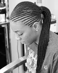 Cornrows Ponytail Cornrow Ponytail Black Girl Braids Beauty Hair Makeup