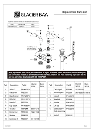 Glacier bay faucet parts guide. Glacier Bay Hd67092w 6227d Product Information Manualzz