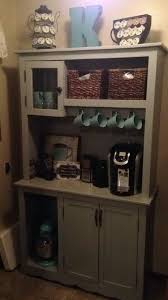 Your coffee and espresso machines are ready to go with a mug tree on hand to hold your next delicious brew. 44 Coffee Bar Storage Ideas Coffee Bar Coffee Nook Home Coffee Stations
