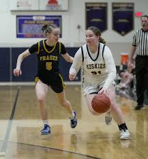 Port Huron Northern's Kade Hiller. #PHN #PHNHuskies #PHNHuskiesBasketball  #Michigan #MHSA #TimesHerald #PortHuron #HighSchool #Sports