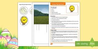 These can be used in your cultural and religious education lessons to teach the symbolism of each resource packed into this easter cards ks1 craft bundle. Ks2 Pop Up Easter Chick Cards To Make With Instructions