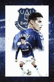 James rodríguez, 29, kolombya everton, 2020'den beri on numara piyasa değeri: Made A Poster Of James Rodriguez Hope You Like It And Hope Its Allowed Everton