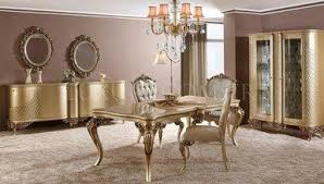 Senire Classic Dining Room Luxury Line In 2020 Classic Dining Room Metal Dining Room Luxury Dining Room