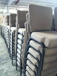 Mixed Tan Stack Of New Church Chairs Ready To Be Shipped In Our Factory Here Www Worshipchairs Com Church Decor Chair Creative Furniture