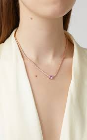 Anita Ko Hepburn 18k Rose Gold Sapphire And Diamond Choker Diamond Choker Sophisticated Necklace Flower Necklace Set