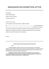 Do not embed these letters on any website, but instead share the links to this page. Immunization Exemption Letter Template Printable Pdf Download
