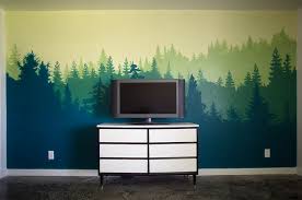 This inspiring collection features tree wall murals that create a greener setting in your child's bedroom or study and provide a cozy, refreshing backdrop for hours of imaginative play, reading and other activities. Forest Wall Mural Bedroom Makeover Little Lady City Murals Decoration Tree Decal Large Ideas And Trees Romantic Garden Enchanted Nature Apppie Org