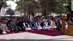 Afghan president ashraf ghani said he left the country in order to avoid bloodshed. Rockets Land Near Afghanistan S Presidential Palace During Eid Prayers Cnn