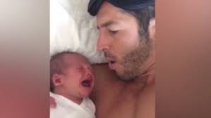 Father reveals brilliant trick to stop a crying baby