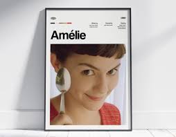 Amelie Movie Poster, Amelie Wall Decor, Amelie Poster Print, Movie Wall  Decor, Vintage Retro Art Print, Amelie Poulain