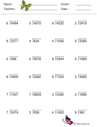 Division Worksheets Printable Long Division Worksheets 4th Grade The Best Facts F Fun For Graders Co In 2020 Division Worksheets Long Division Worksheets Long Division