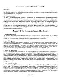 $0 to $39.99 in addition to your time to edit or customize an employment contract template you. 36 Free Commission Agreements Sales Real Estate Contractor