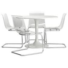 Tobias Chair Clear Chrome Plated Ikea In 2020 Ikea Dining Room Sets Ikea Dining Room Ikea Dining