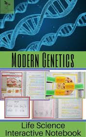 Modern Genetics Life Science Interactive Notebook With Images Interactive Science Notebook Interactive Notebooks Life Science