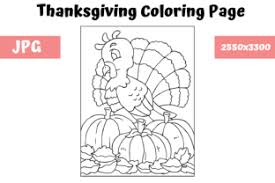 Jul 01, 2013 · free printable thanksgiving coloring pages for kids. Coloring Book Page Thanksgiving Grafico Por Mybeautifulfiles Creative Fabrica