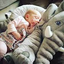 Baby Elephant Pillow Elephant Pillow Baby Elephant Toy Baby Elephant