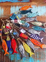 Colourful Ceramic What Wonderful Little Fishes I Have Got To Make These For The Beach Hut Colorful Ceramics Clay Crafts Ceramics Projects