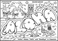 When graffiti is written legally on walls and buildings, it creates an outdoor art mural. Aloha Graffiti Graffiti Words Coloring Pages For Teenagers Love
