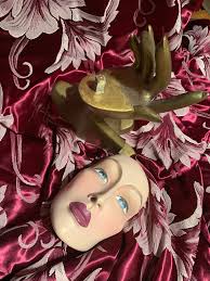 Vintage lipsticks and lipstick holder