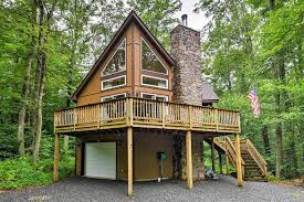 Poconos cabin rentals with pool. Private Chalet With Swimming Pool Table 1 Mi From Lake Holiday Home Pocono Lake