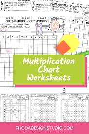 Printable Multiplication Chart Worksheets No Prep Multiplication Chart Elementary Worksheets Math Intervention