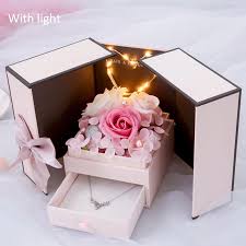 Das ist das neue ebay. Foldable Romantic Soap Flower Jewelry Gift Box Valentine Day Gift Girlfriend Wife New Year Christmas Boxes Wedding Decor Light Gift Bags Wrapping Supplies Aliexpress