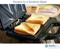 Recipes For A Sandwich Maker Sandwich Maker Recipes Breakfast Recipes Easy Toaster Recipes