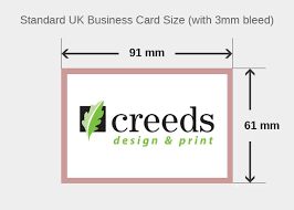 What Is A Standard Business Card Size Creeds Design Print Dorset Uk Business Card Size Standard Business Card Size Business Card Template