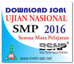 Kunci jawaban www m4th lab netkkatrichannel sudah mempersiapkan prediksi ucun ipa buat adik adik. Download Soal Un Ujian Nasional Smp 2016 Semua Mata Pelajaran Naskah Asli M4th Lab