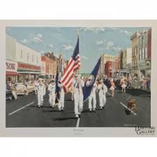 Untitled Painting by Wayne Fulcher, Framed Original (Local Pickup Only)