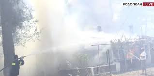 Ο άνδρας αυτός εξετάζεται ως ύποπτος για εμπρησμό στο αστυνομικό. 8k94 Elm Si5fm