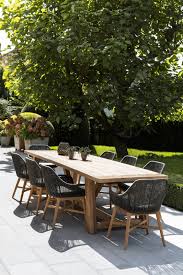 borgo fauteuil naturel noir teck et resine tressee overstock garden mobilier de jardin in 2021 buitenruimte achtertuin patio patiodesign